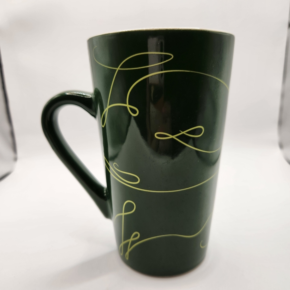 Starbucks 16 Ounce Green Tall Coffee Mug Christmas Winter - Picture 3 of 8